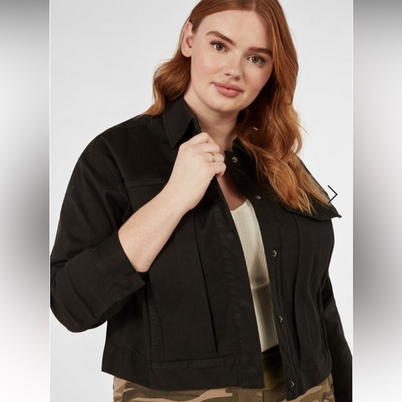 JustFab Black Jacket - Picture 4 of 10